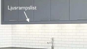 Ljusrampslist IKEA Faktum